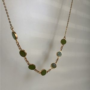 New vintage jade necklace